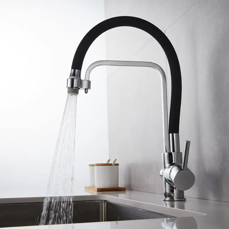 Kitchen 360 Degree Rotating Single Hole Faucet With Water Purification Faucet-8920