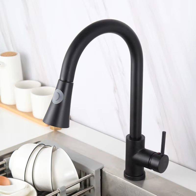 360 Degree Rotating Kitchen Sink Countertop Pull-Out Faucet-8582