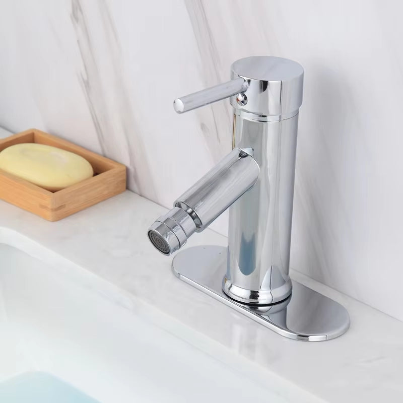 360° Swivel Outlet Countertop Mounted Basin Faucet-7230