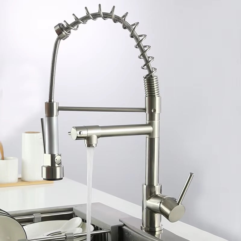 360 Degree Rotating Kitchen Led Multi-Color Luminous Faucet-8907