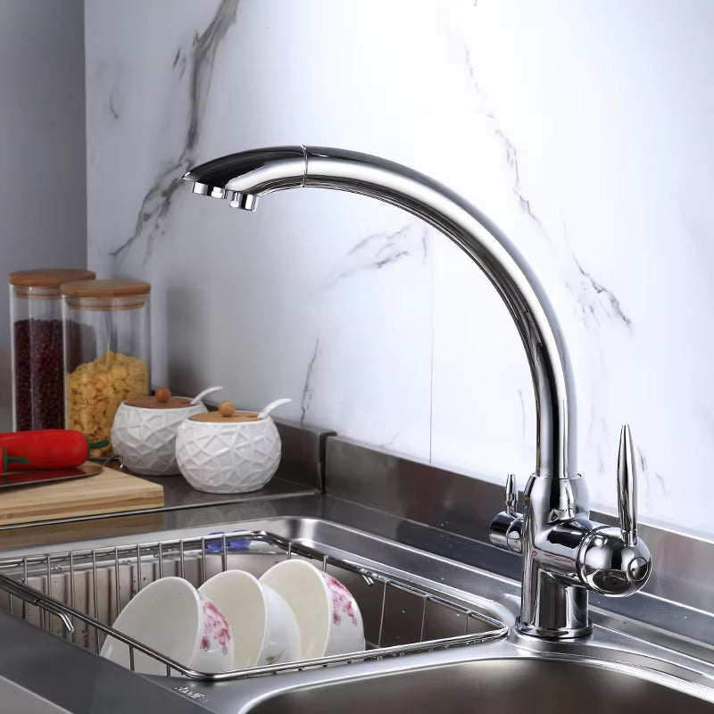 360 Degree Rotating Kitchen Single Hole Pure Water Faucet-8914