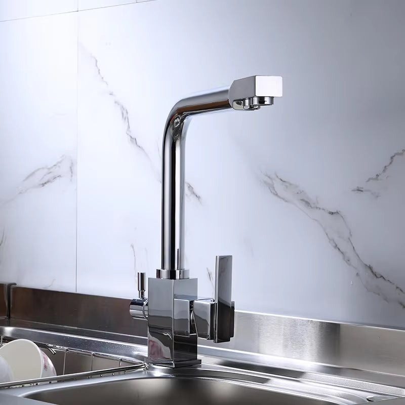 Kitchen Sink Countertop Mounted Square Pure Water Faucet-8908