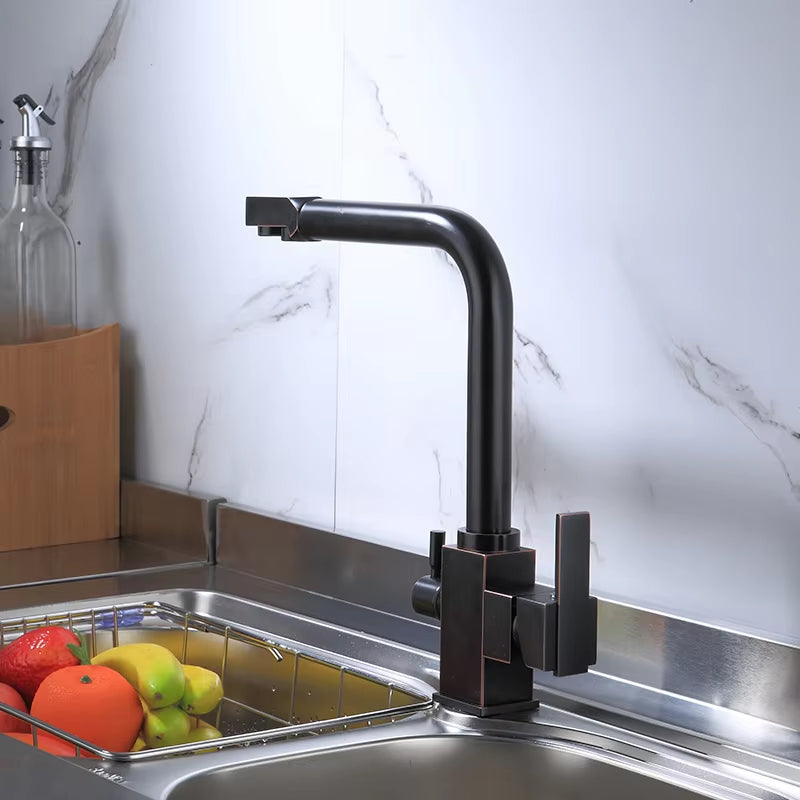 Kitchen Sink Countertop Mounted Square Pure Water Faucet-8909