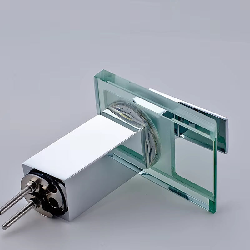 Bathroom Vanity Led Color Changing Glass Faucet-7265