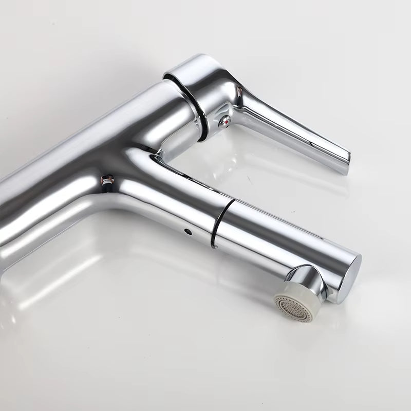 Pull-Out Bathroom Basin Sink Faucet-7507