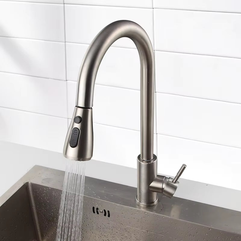 360 Degree Rotating Pull-Out Sink Faucet With Sprayer-8301