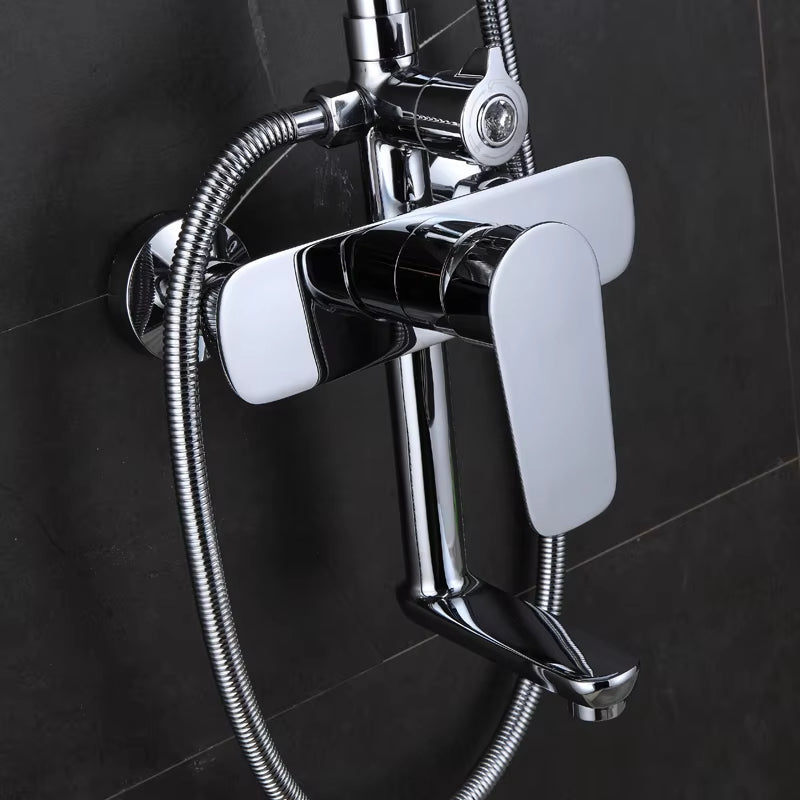 Wall Mounted Shower Set Bathroom Shower Head Booster Shower Head Thermostatic Shower Set-6525