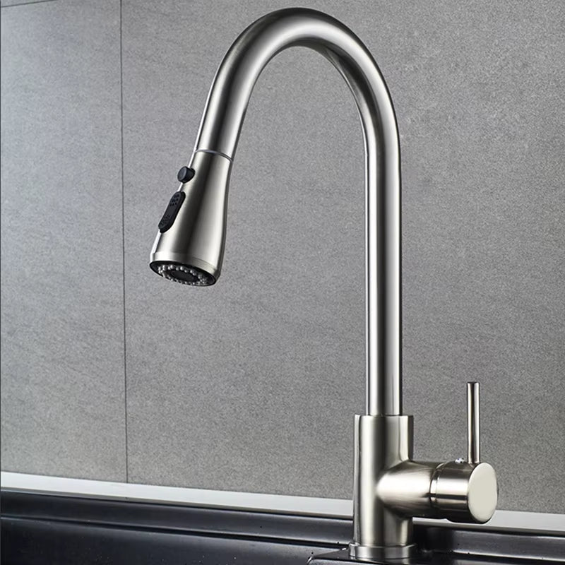 Pull-Out Spout Kitchen Sink Faucet-8548