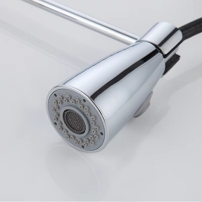 Spring-Loaded Kitchen Sink Countertop Faucet-8422