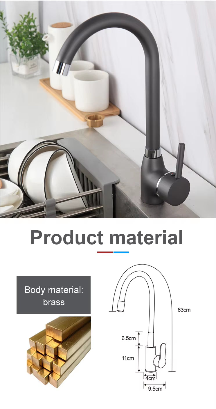 Simple Design Kitchen Countertop Mounted Faucet-8572