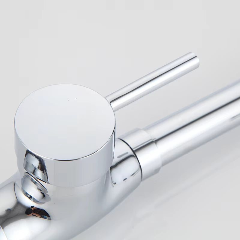 Simple Kitchen Sink Single Handle Single Hole Faucet-8510