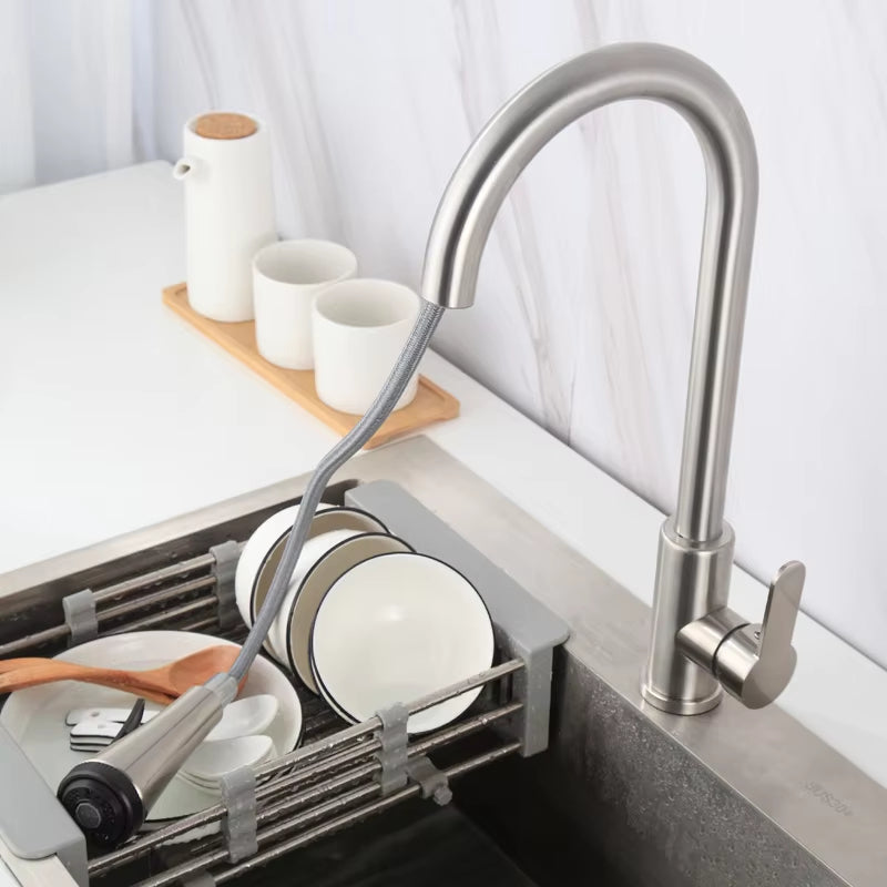 Kitchen Sink Pull-Out 360 Degree Swivel Faucet-7509