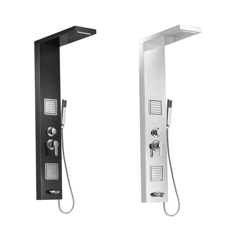 Bathroom Shower Screen Shower Set Rainwater Waterfall Wall Mounted Shower Screen-6632