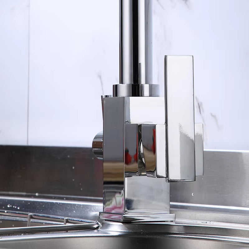 Kitchen Sink Countertop Mounted Square Pure Water Faucet-8908