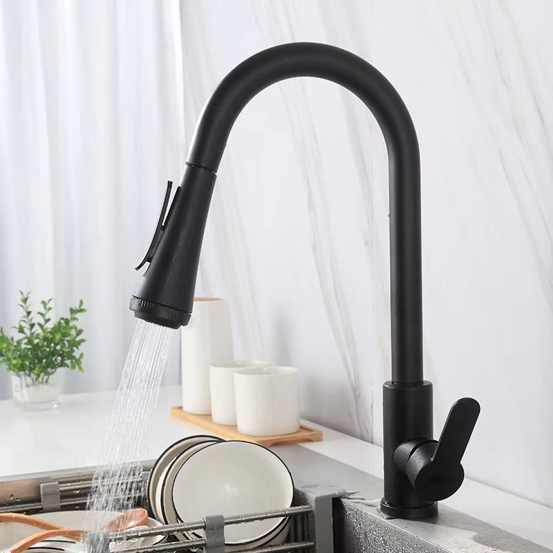 Kitchen Sink Pull-Out 360 Degree Swivel Faucet-7511