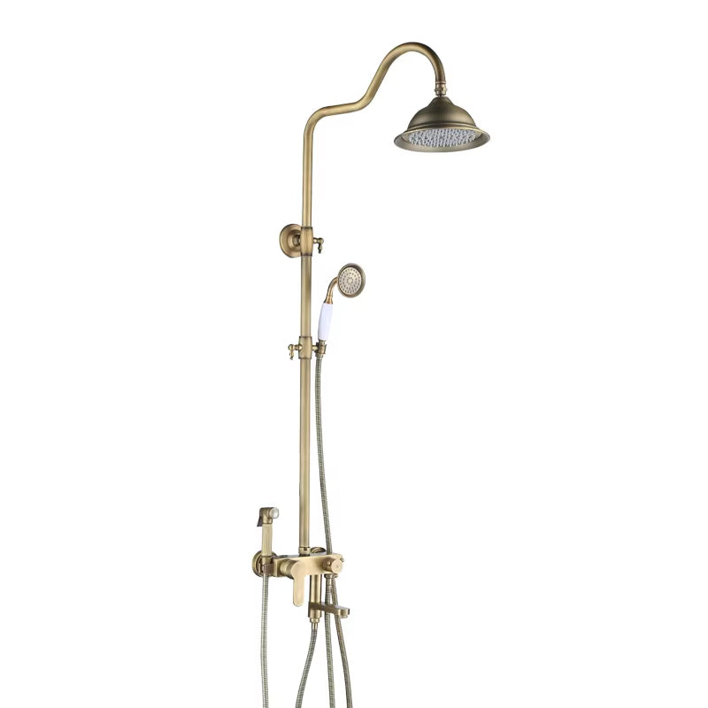 Classic Antique Wall Mounted Booster Shower-6206