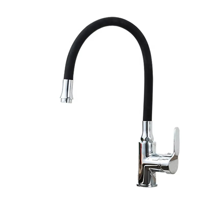 Flexible Kitchen Countertop Mounted Brass Faucet-8416B