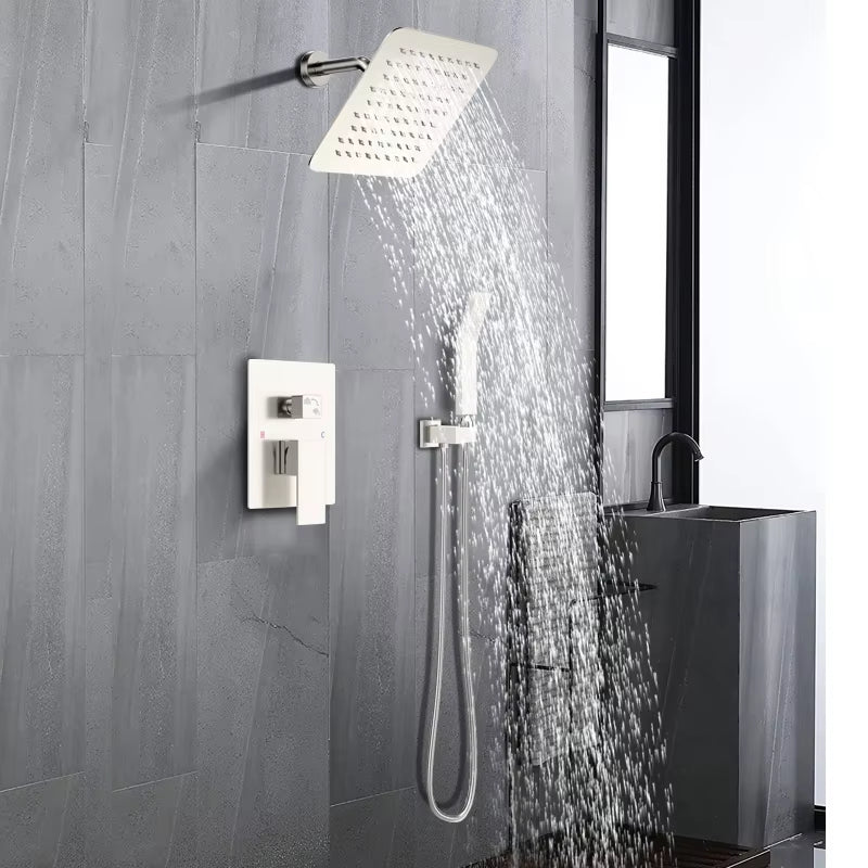 Wall Mounted Shower Set Bathroom Faucet Luxury Rain Shower Set-6573