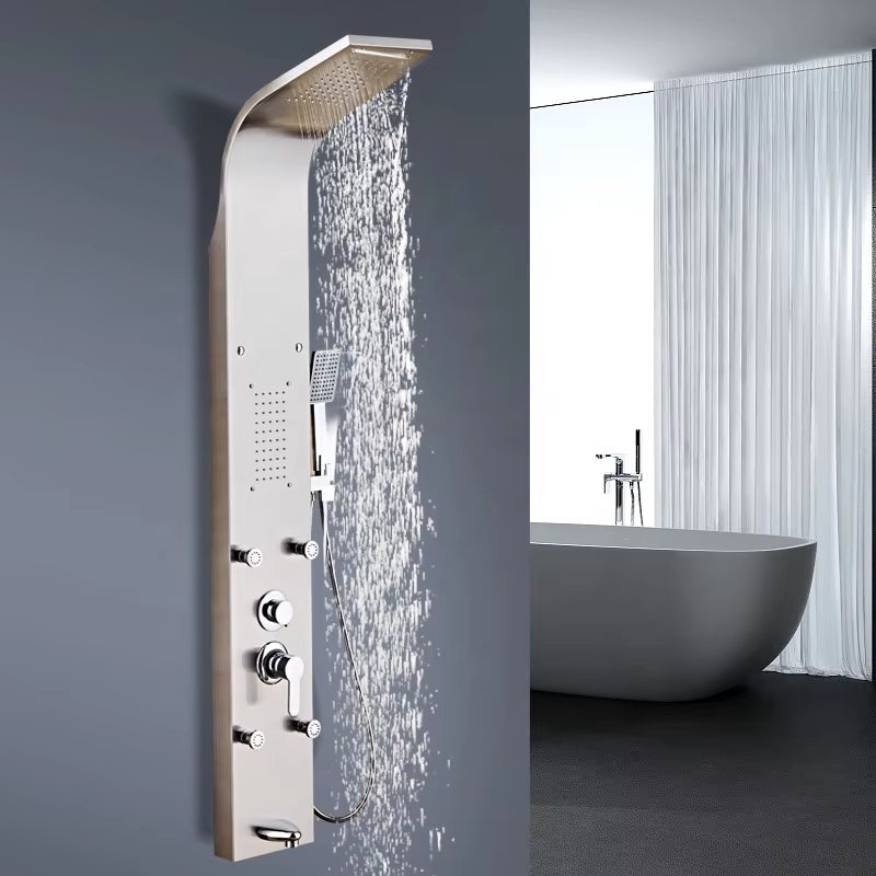 Luxury Shower Panel Waterfall Rain Shower Handheld Shower Massage Shower Head Shower Set-6626