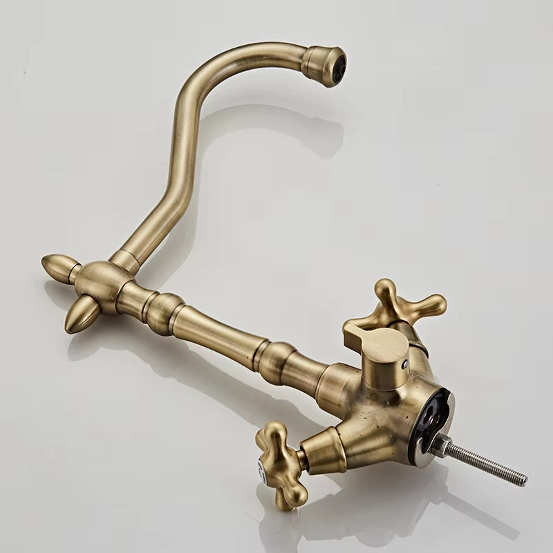 Kitchen Sink Countertop Mounted Faucet Double Handle-8904