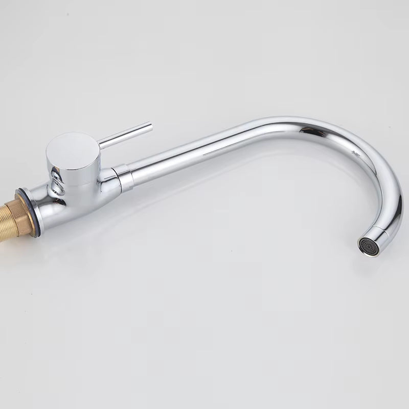 Simple Kitchen Sink Single Handle Single Hole Faucet-8510