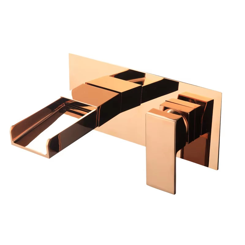 Wall Mounted Bathroom Basin Sink Waterfall Faucet-7301