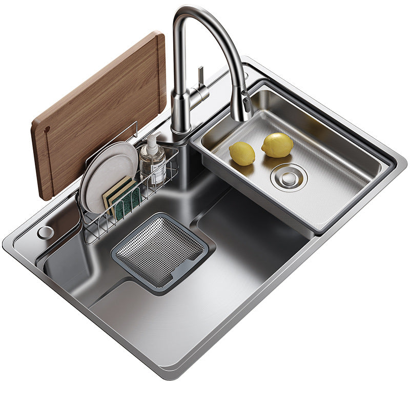 Stainless steel kitchen sink sizes 65×48 70×48 75×48 with gold black gunmetal finishes