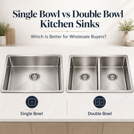 Single Bowl vs Double Bowl Kitchen Sinks: Which Is Better for Wholesale Buyers?