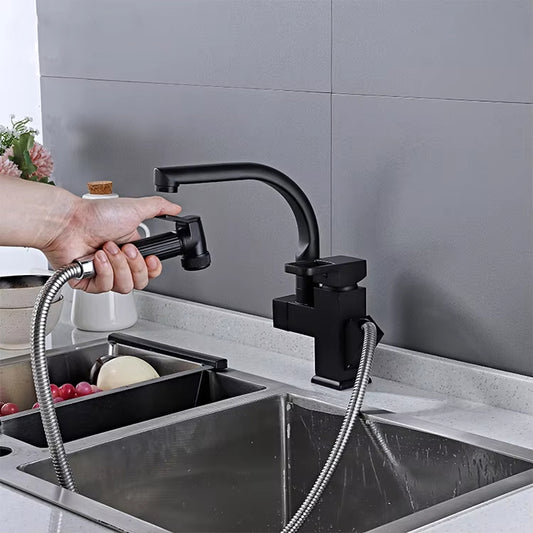 Kitchen Bathroom Stretch Sink Household Hot And Cold Water Faucet-002