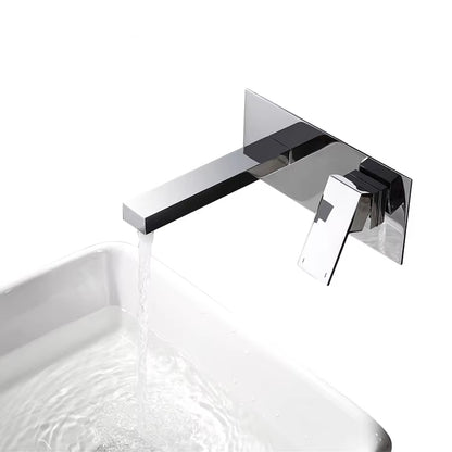 Wall Mounted Brass Washbasin Single Handle Faucet-Z-1307