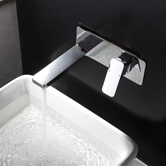 Wall Mounted Brass Washbasin Single Handle Faucet-Z1309