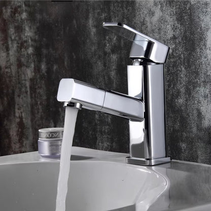 Pull-Out Countertop Basin Square Faucet-Z1602