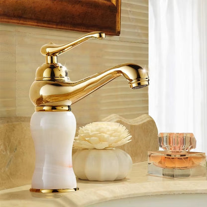 Unique Design Golden Basin Faucet-7961