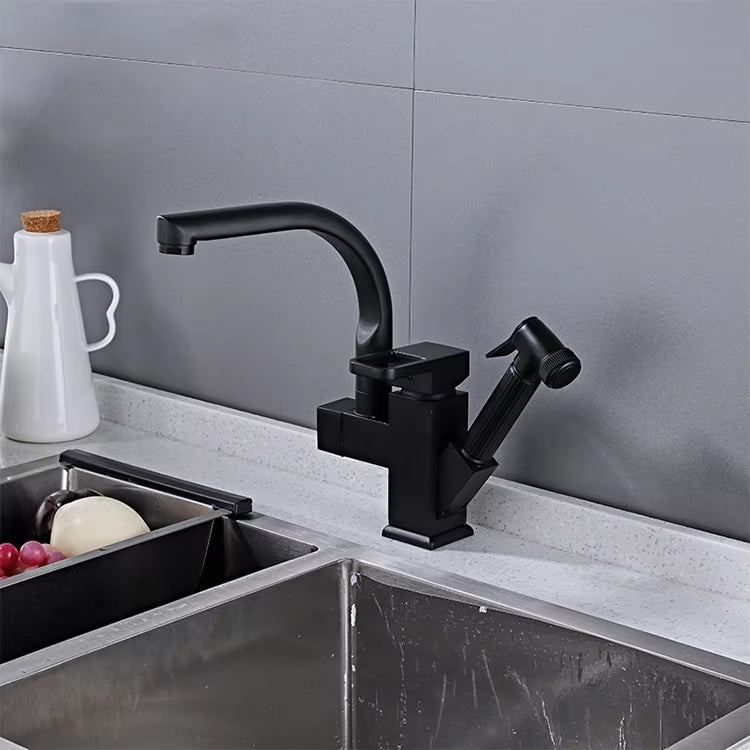 Kitchen Bathroom Stretch Sink Household Hot And Cold Water Faucet-002
