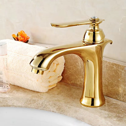 Modern Single Handle Single Hole Bathroom Basin Mixer Tap-Z8228