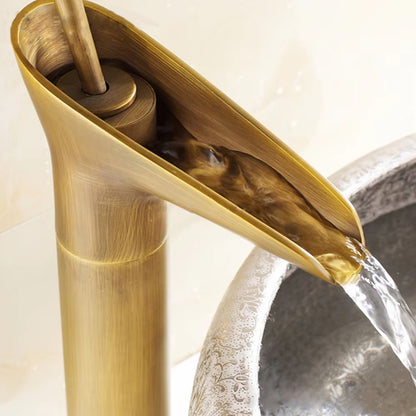 Antique Brass Single Handle Basin Faucet-Z-8307