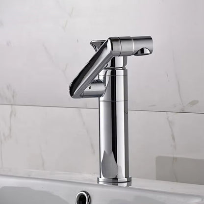 Deluxe Single Handle Basin Swivel Spout Faucet-Z1531