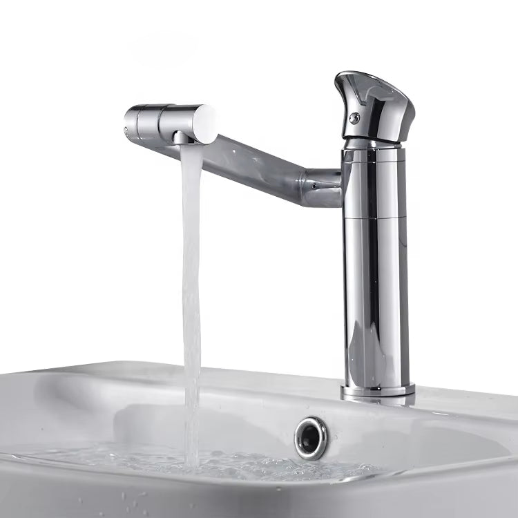 Deluxe Single Handle Basin Swivel Spout Faucet-Z1531