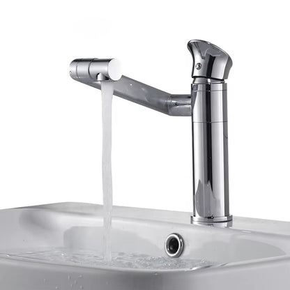 Deluxe Single Handle Basin Swivel Spout Faucet-Z1531