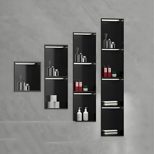 Custom Stainless Steel Recessed Wall Niche Series for Bathroom, Kitchen, Bedroom, and TV Wall Storage