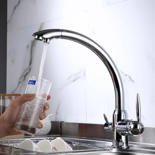 360 Degree Rotating Kitchen Single Hole Pure Water Faucet-8914
