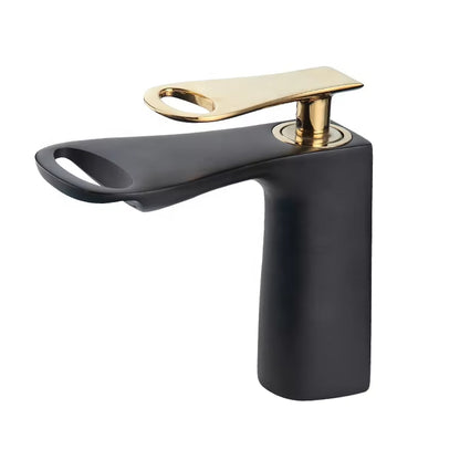 Hollow Design Bathroom Basin Hot And Cold Water Faucet-7143