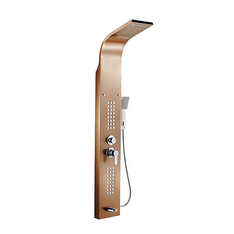 Shower Screen Shower Set Bathroom Wall Mounted Waterfall Shower Column-6607