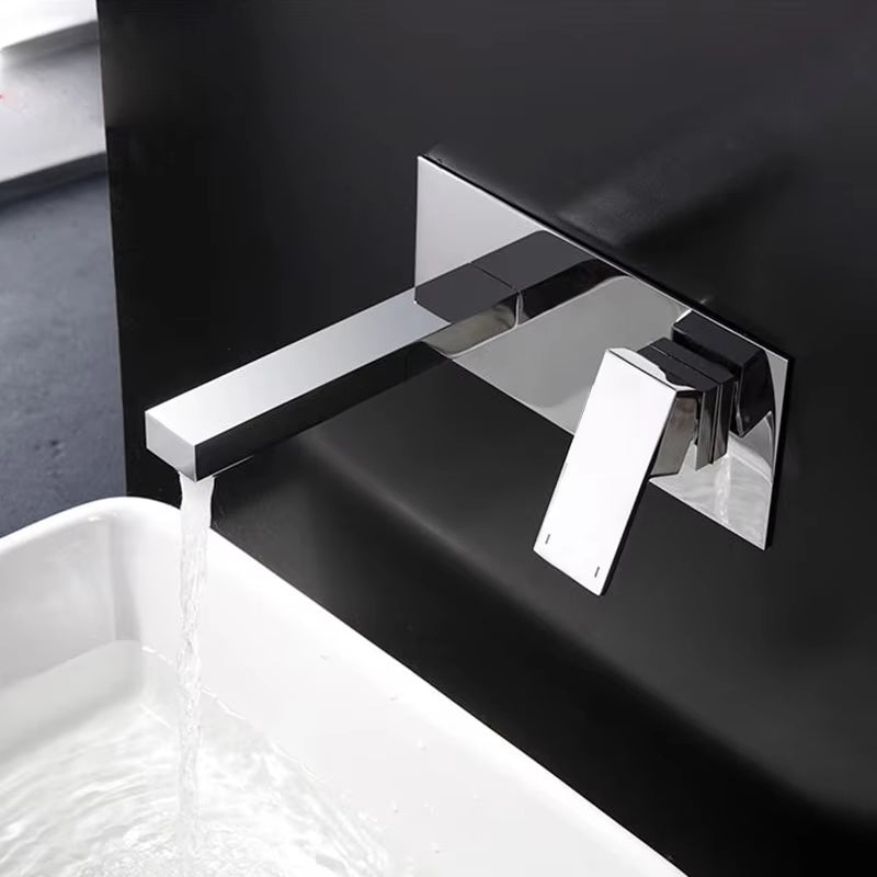 Wall Mounted Brass Washbasin Single Handle Faucet-Z-1307