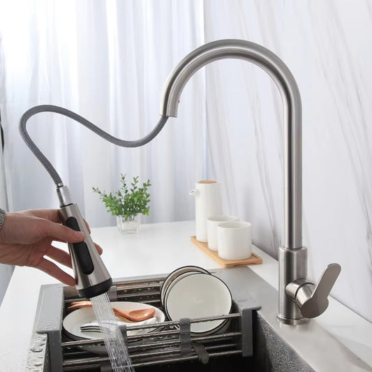 Kitchen Sink Pull-Out 360 Degree Swivel Faucet-7509