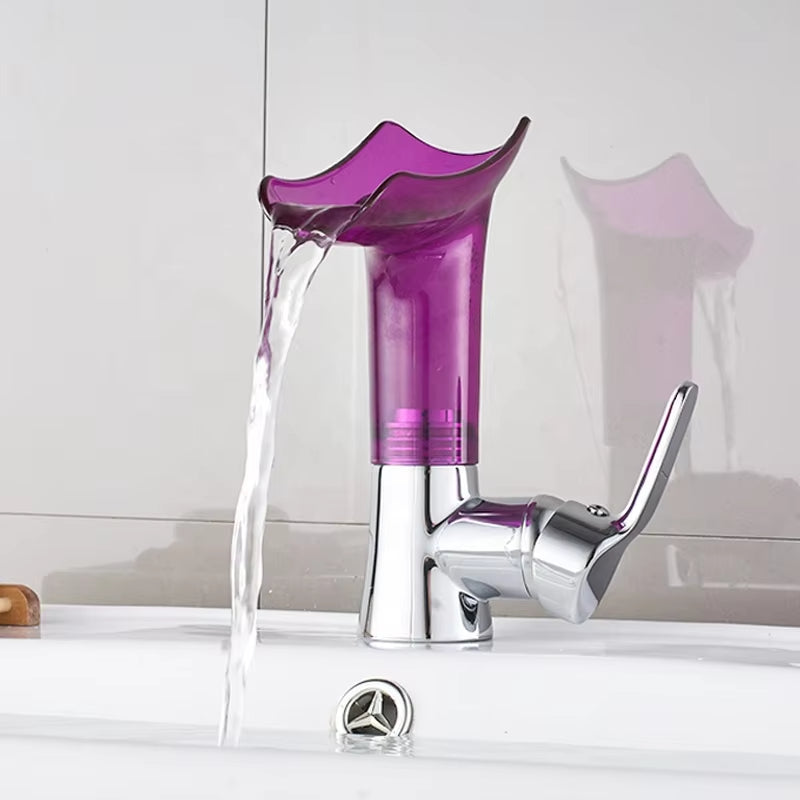 Bathroom Basin Waterfall Hot And Cold Water Faucet-7027