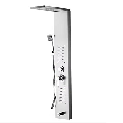 Bathroom Stainless Steel 4 Function Shower Panel With Massage Jets-ZS6801