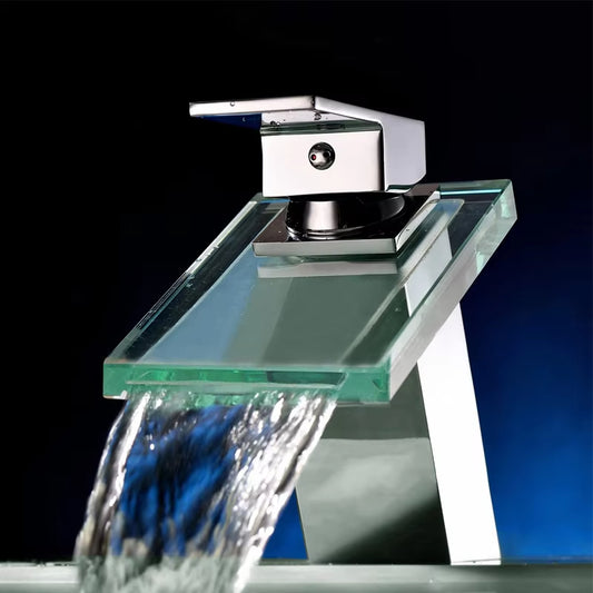 Bathroom Vanity Glass Waterfall Faucet-7266