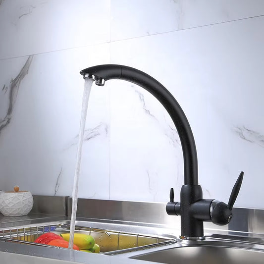 360 Degree Rotating Kitchen Single Hole Pure Water Faucet-8915
