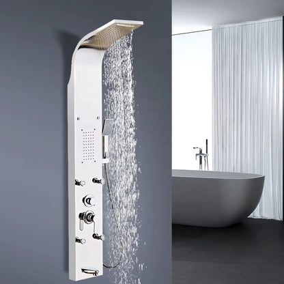 Luxury Shower Panel Waterfall Rain Shower Handheld Shower Massage Shower Head Shower Set-6626